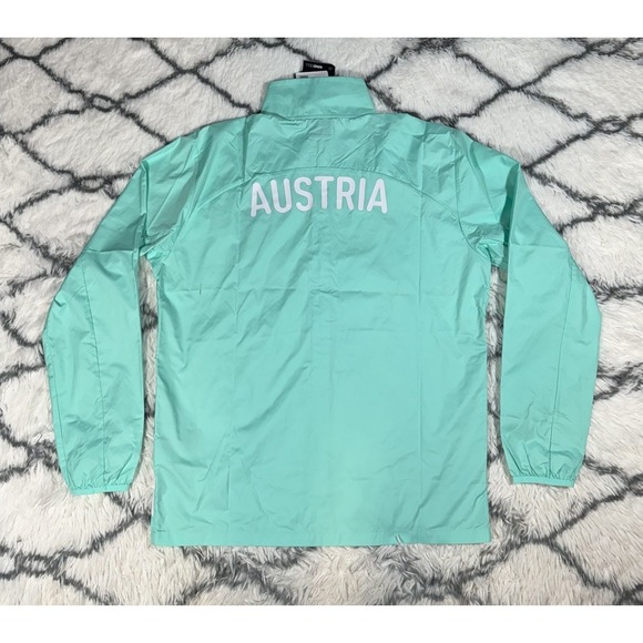 PUMA Austria National Team OFB Prematch Woven Jacket Blue Men's Sz M *NEW* $100 - Picture 8 of 9